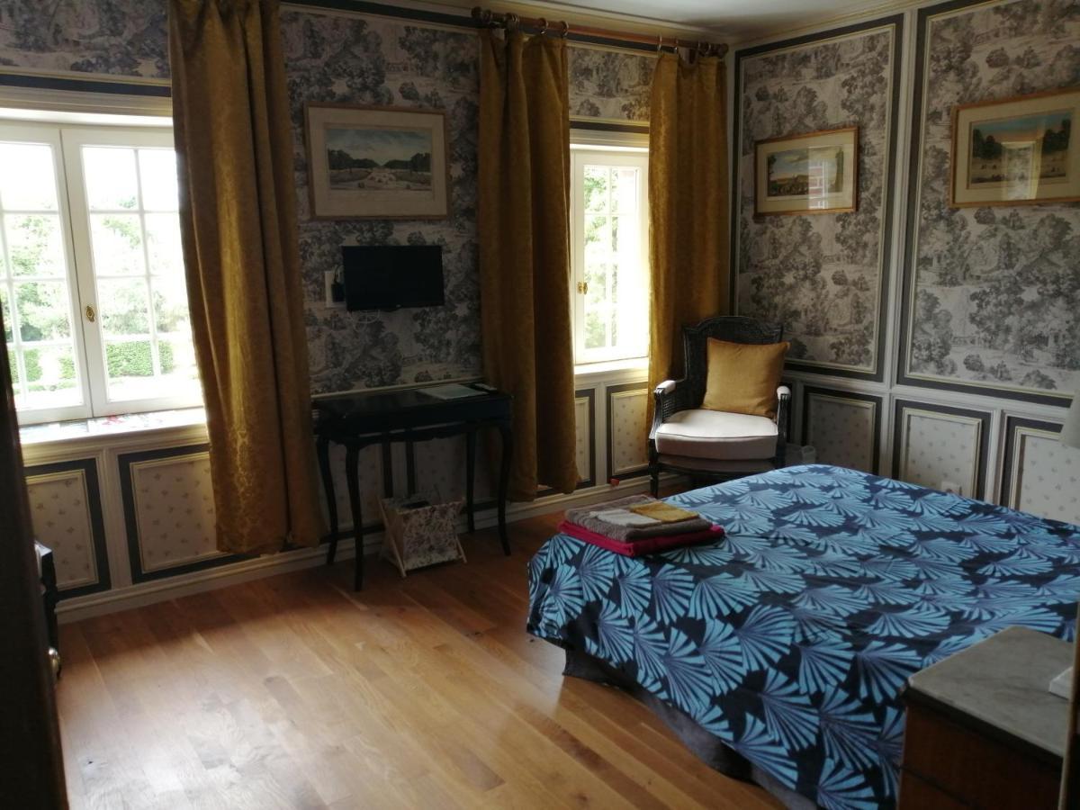 Chambre Le Notre Le Domaine Des Jardins De Bracquetuit Exterior photo